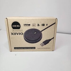 XIIVIO 360 Omnidirectional Condenser USB Microphone for PC 3M - NEW OPEN BOX